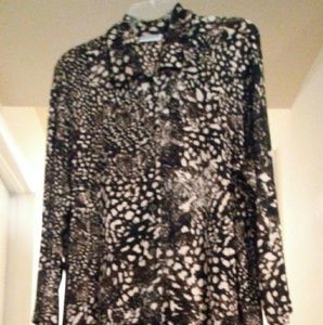 Reduced!!!Chico Traveler animal print dress XL
