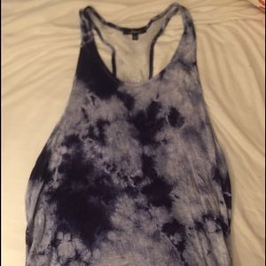 Tye dye racer back tank