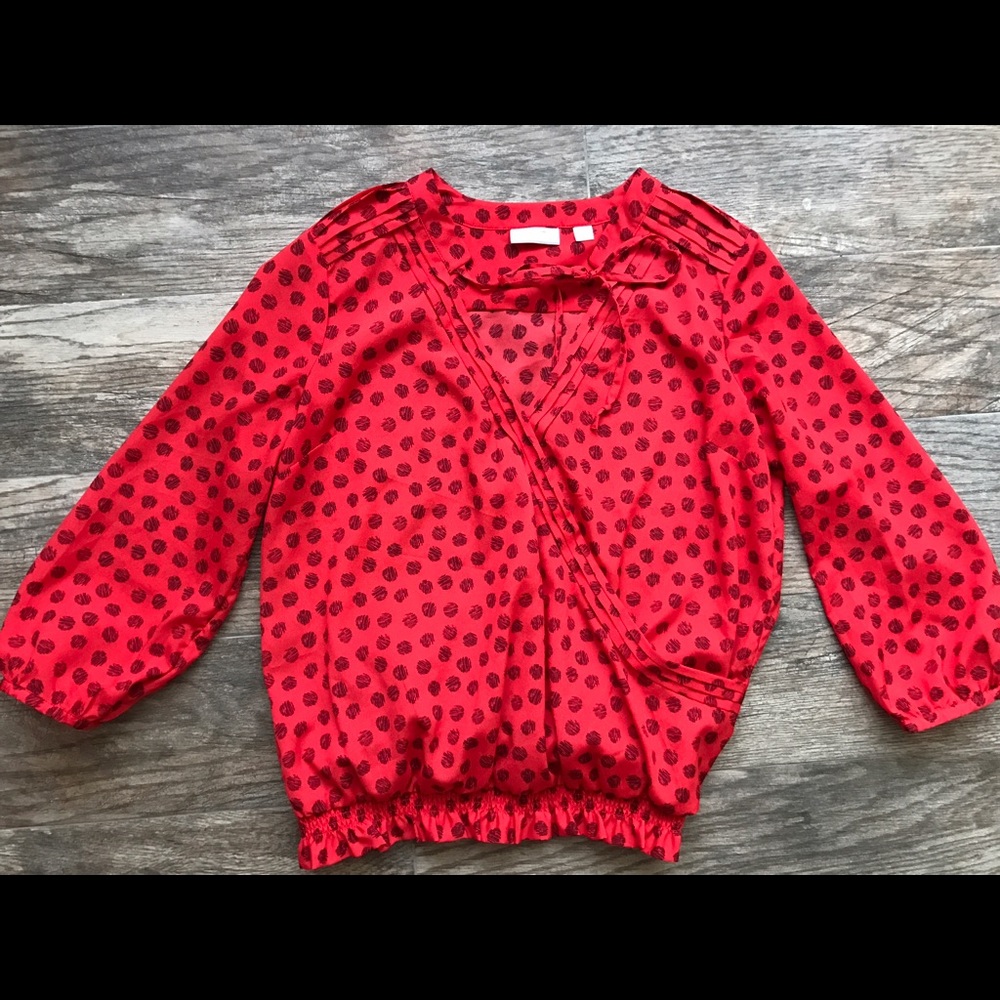 Perfect for Valentine's Day! ❤️ Polka Dot Blouse