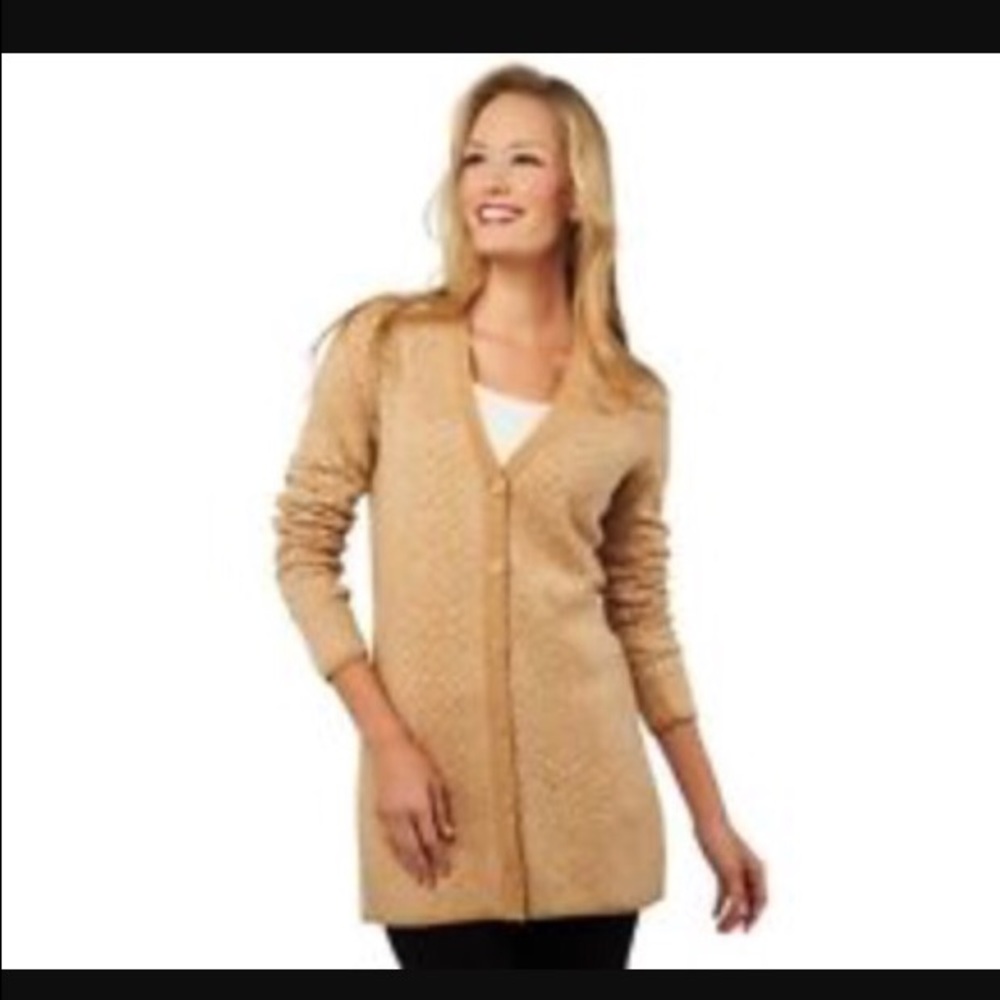 Isaac Mizrahi boyfriend cardigan size xxs