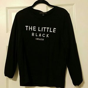 Banana Republic Black Cotton Blend Sweater