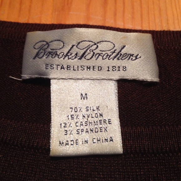 BROOKS BROTHERS SILK-CASHMERE SWEATER Women's M - Picture 3 of 3