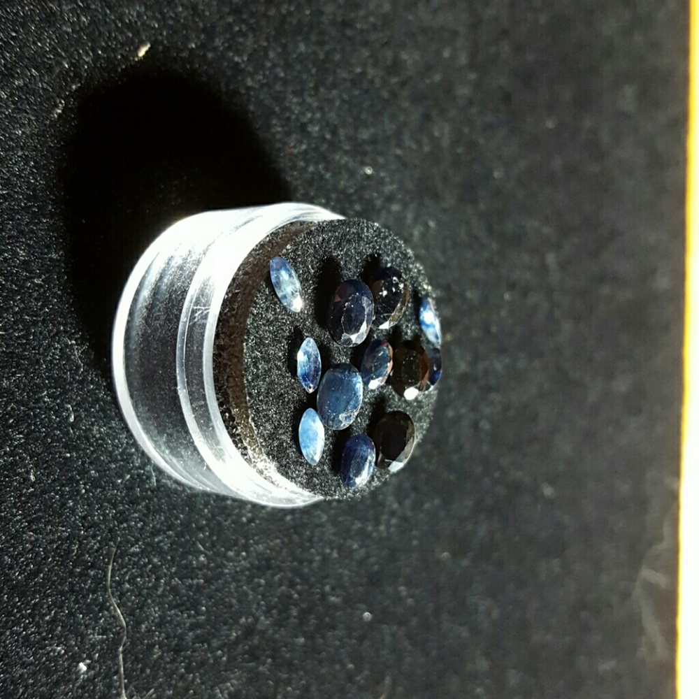 Natural Rare Oval Cut Blue Sapphires Parcel