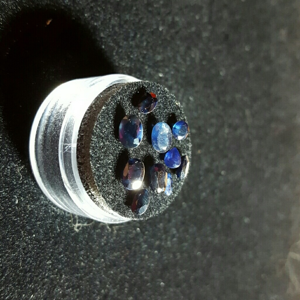 Natural Rare Oval Cut Parcel Blue Sapphires