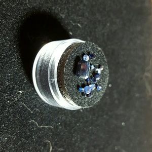 Natural Rare Emarald Cut Blue Sapphire