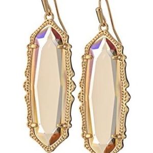 Kendra Scott Francie Earrings Iridescent Peach