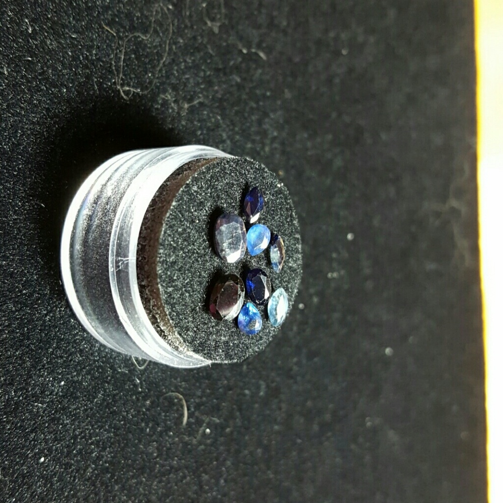 Natural Rare Oval Cut Blue Sapphires Match Pair