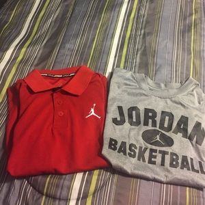 Jordan shirts. For @kfaithchico
