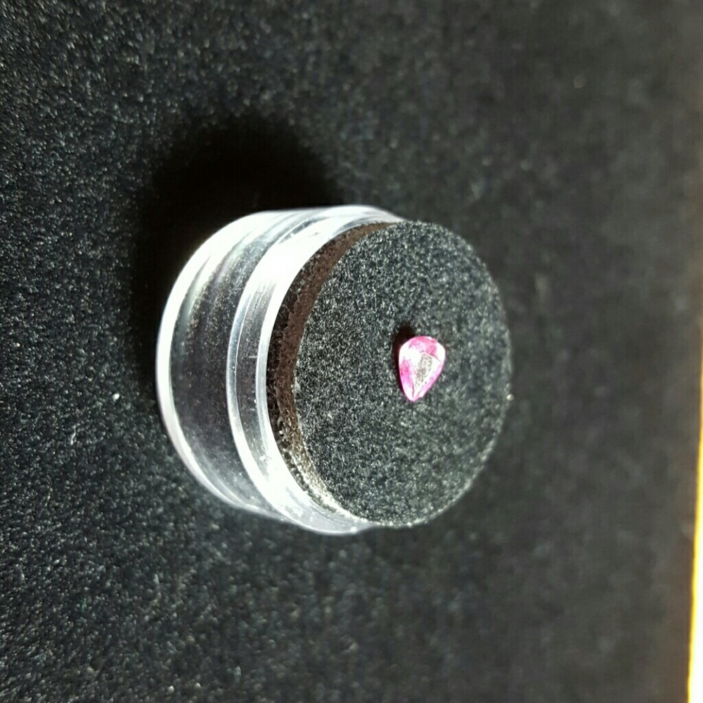 Natural Rare Pear Cut Pink Sapphire