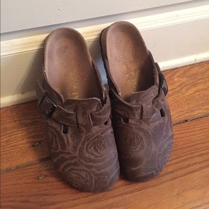 Papillon by Birkenstock Brown Slip On Clog