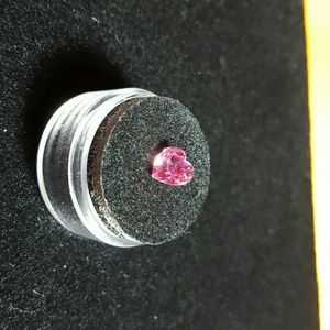 Natural Rare Heart Cut Pink Sapphire