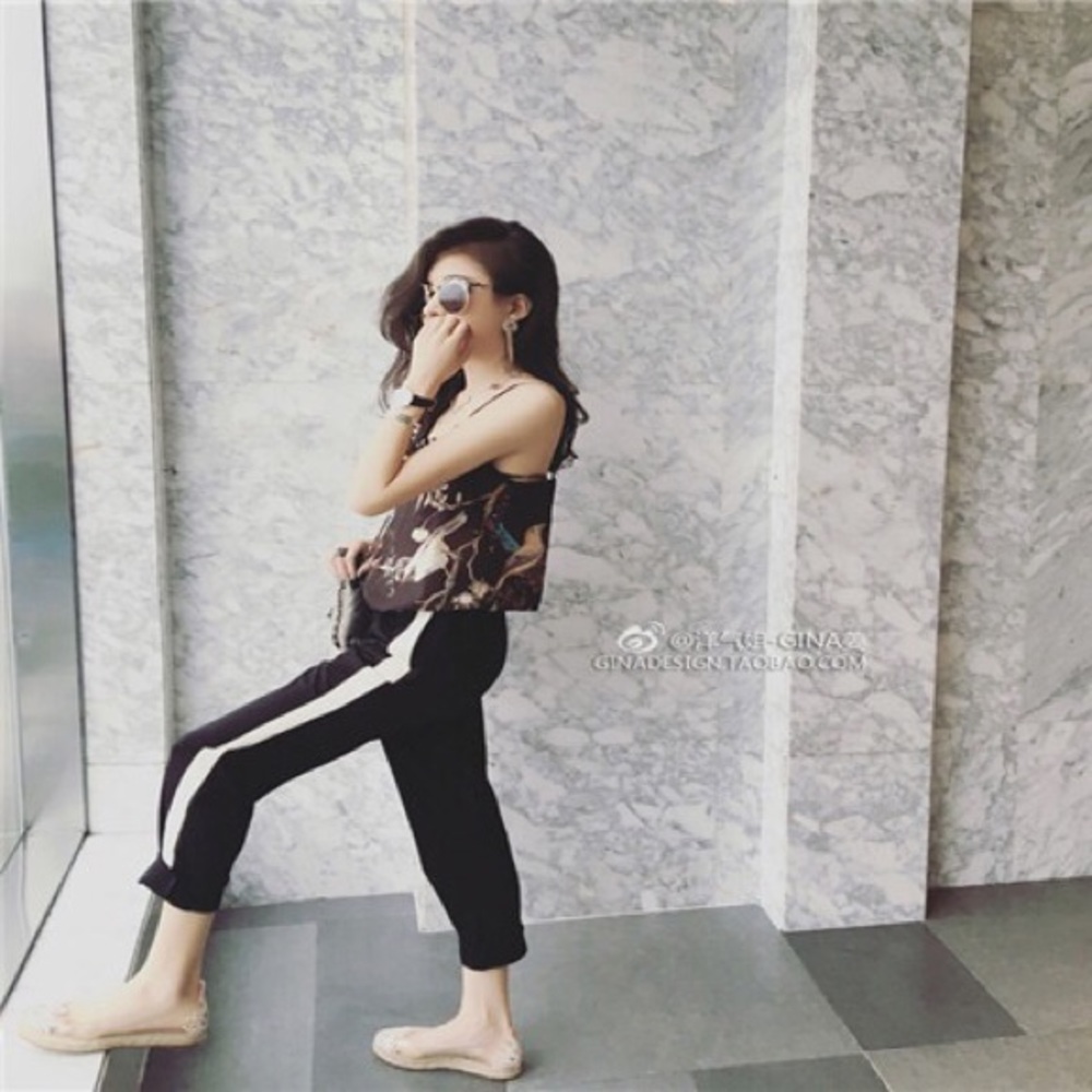 black pants sports pants