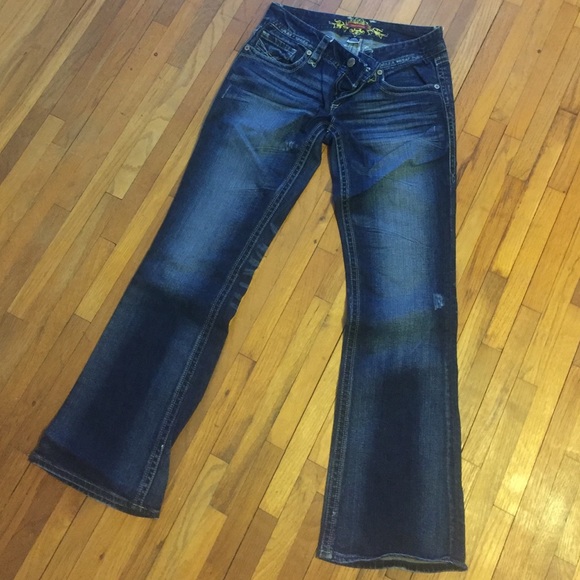 Bootcut rhinestone jeans - Picture 3 of 4