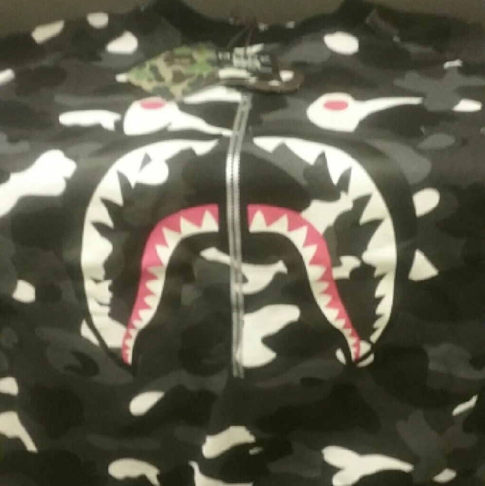 Camo bape sweater