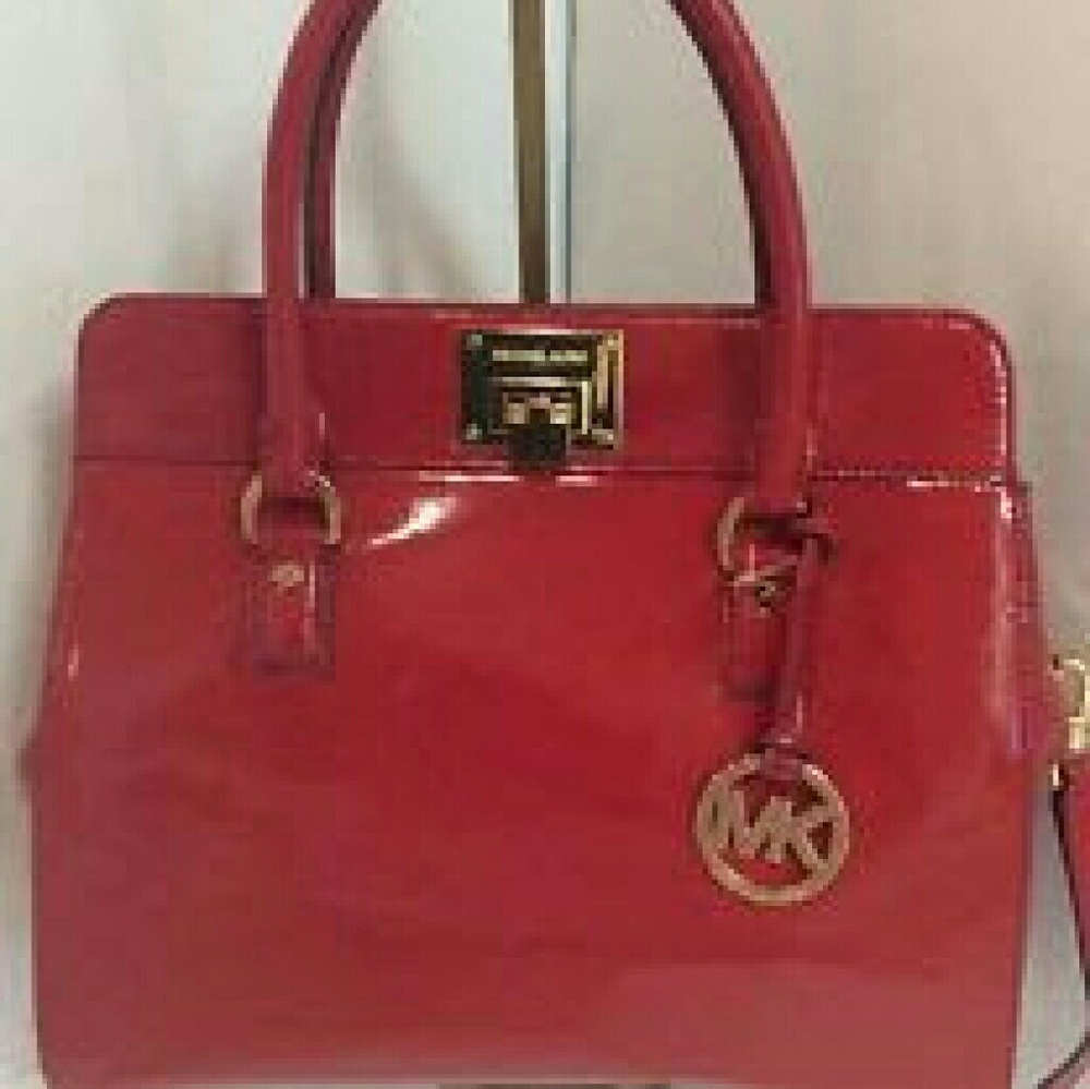 Patent leather red Michael Kors "Astrid"