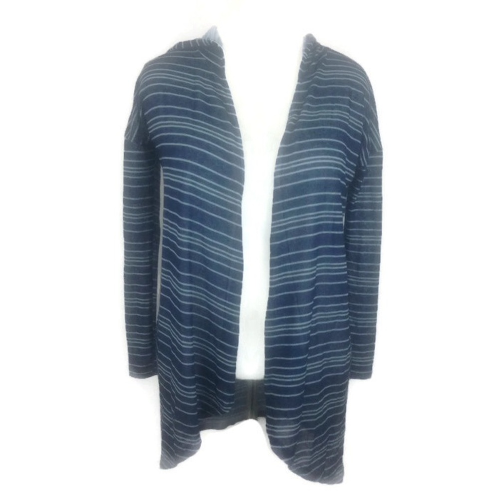 NWT LBD XS Cardigan Hoodie Striped Flowy Lt Wt.
