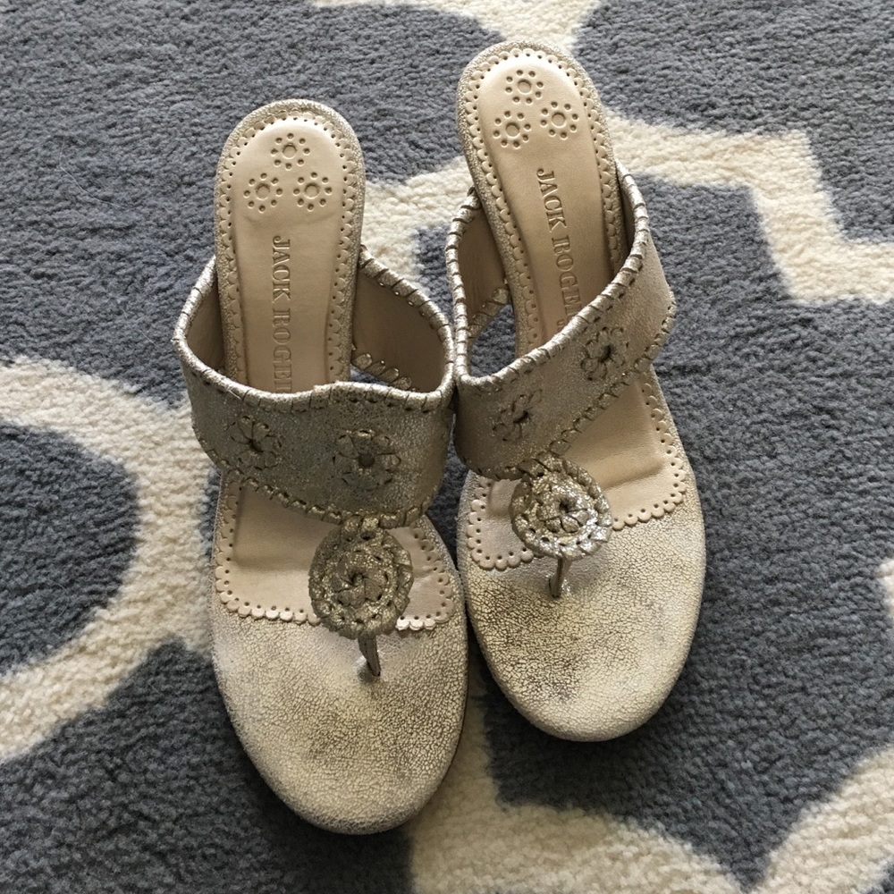 Jack rogers kitten heel sandal