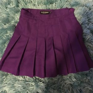 American Apparel purple Tennis Skirt Size SM BOGO