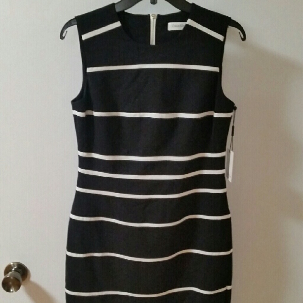 Calvin Klein Black & White Dress