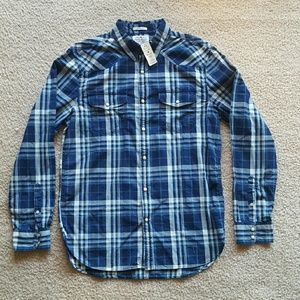 Lucky Brand Santa Fe Fit Button Down - Medium