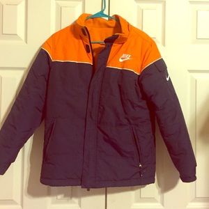 Nike reversible winter jacket, fleece inside