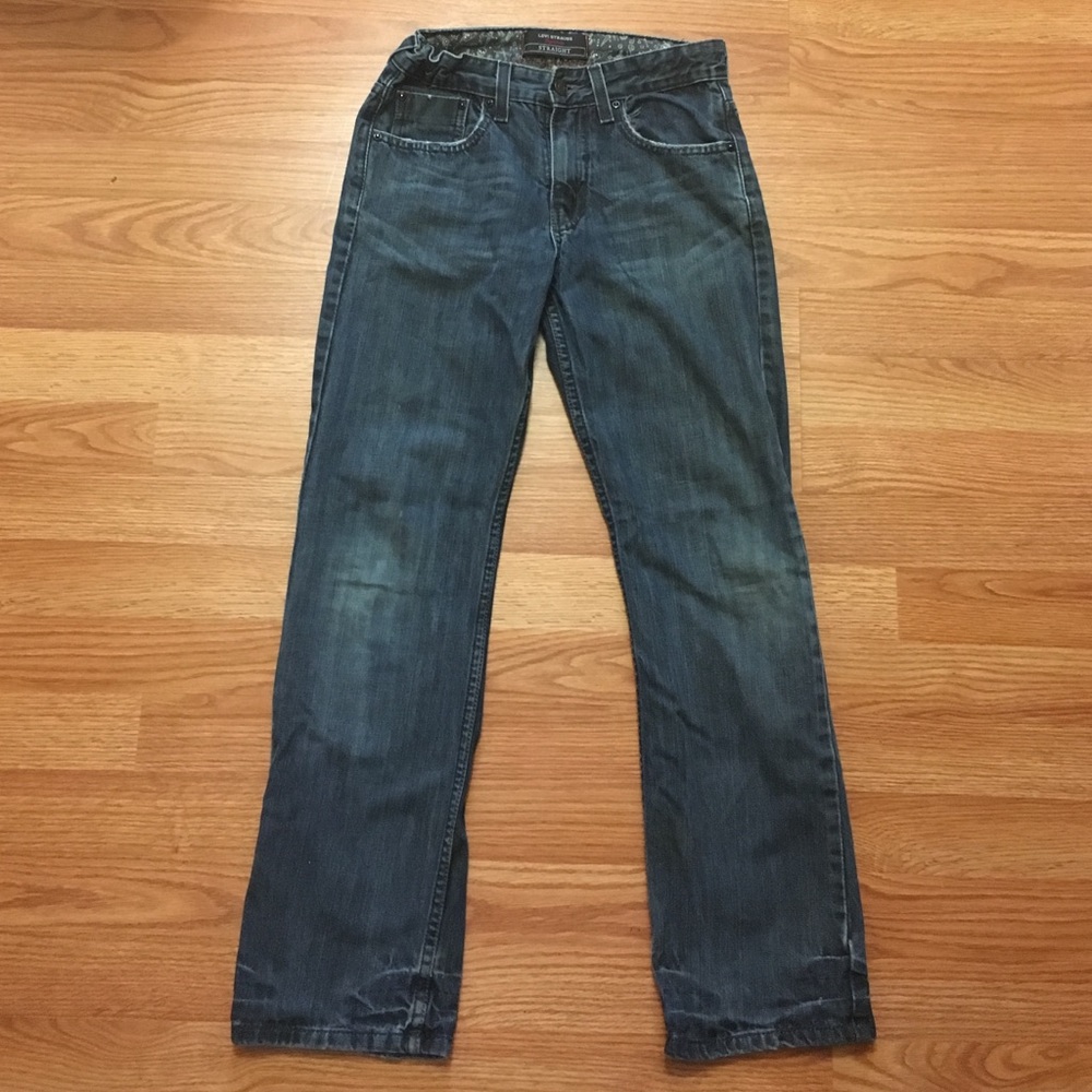 Boy's Levi Strauss Straight Jeans Size 12