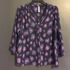 Leopard Print Blouse