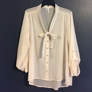 Cream Blouse