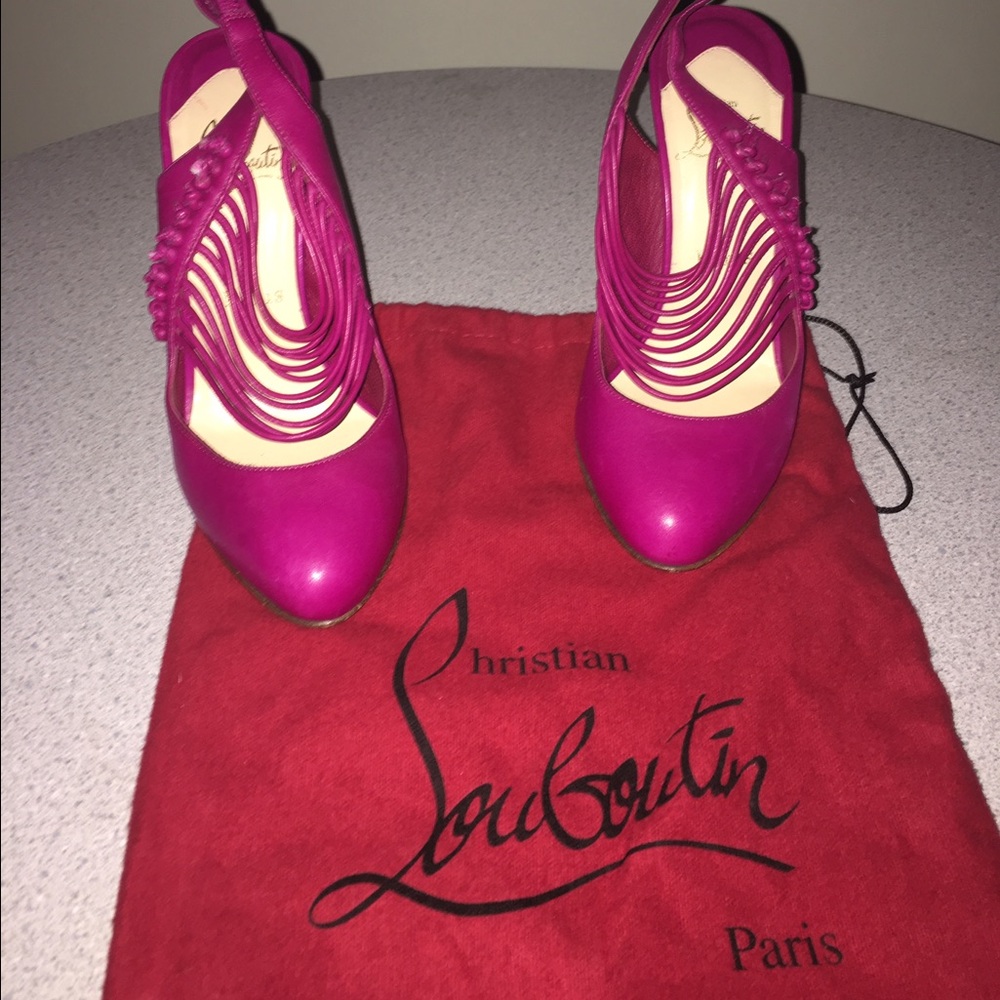 Christian Louboutin sling back