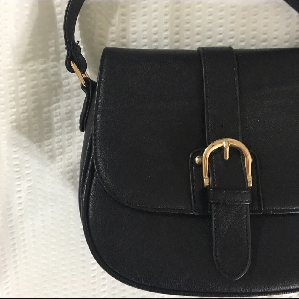 Black Horsebit Crossbody