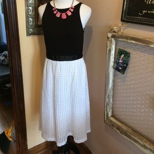 Darling Eyelet accent Dress