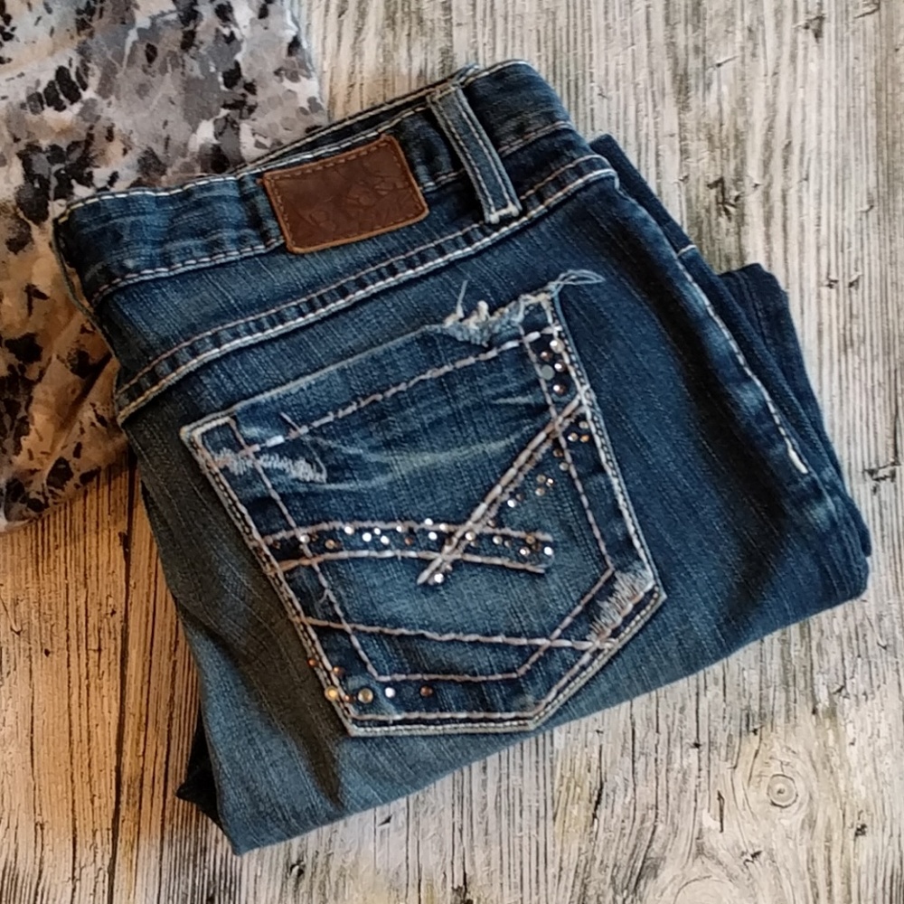 BKE Madison Jean Crop 29 - Picture 3 of 4