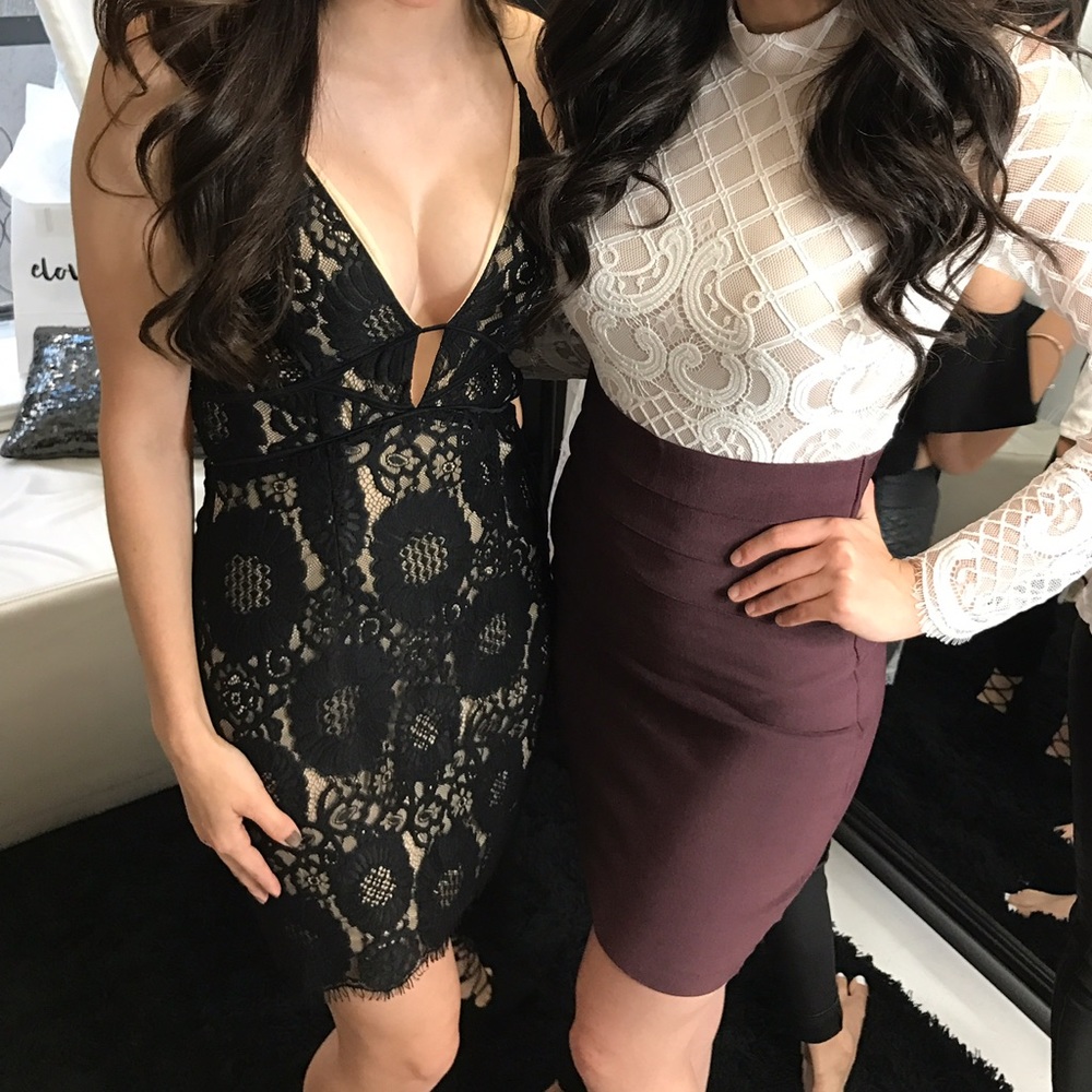 Selling black lace dress
