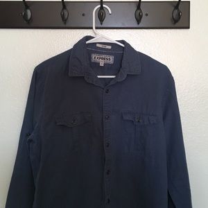 Express Linen Front Button Shirt