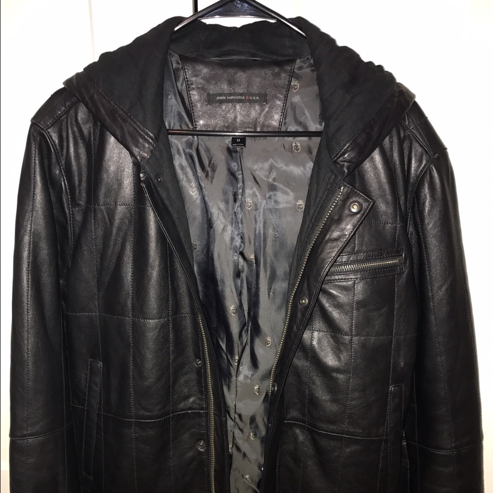 John Varvatos Leather Jacket