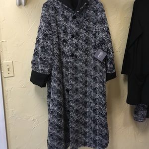 Janska reversible faux fur coat