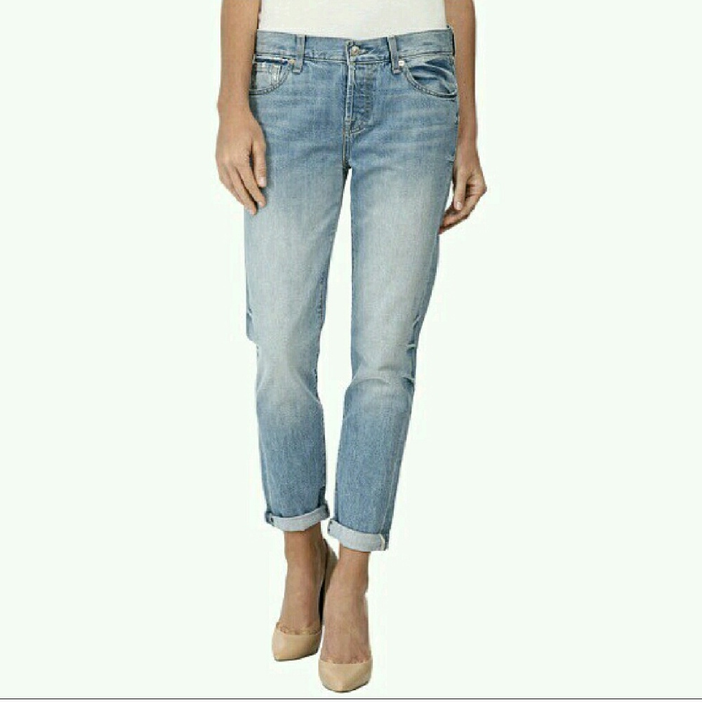 7 for all Mankind Josefina skinny boyfriend jeans