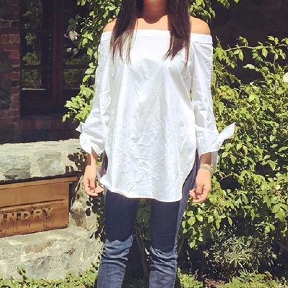 Tibi off the shoulder top. - Picture 2 of 2