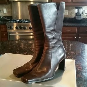 Brown Leather Nine West Boots