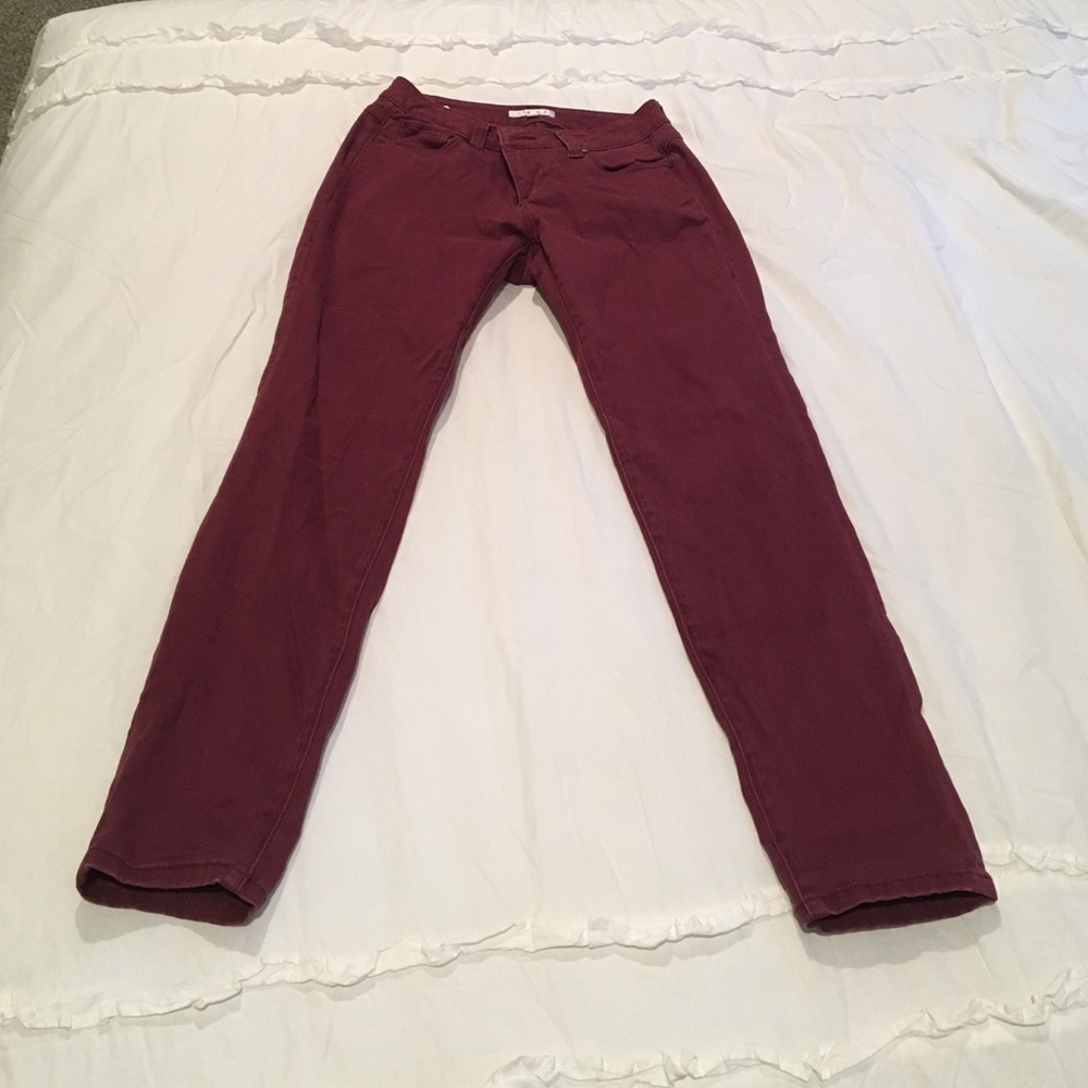 Burgundy Cabi Jeans