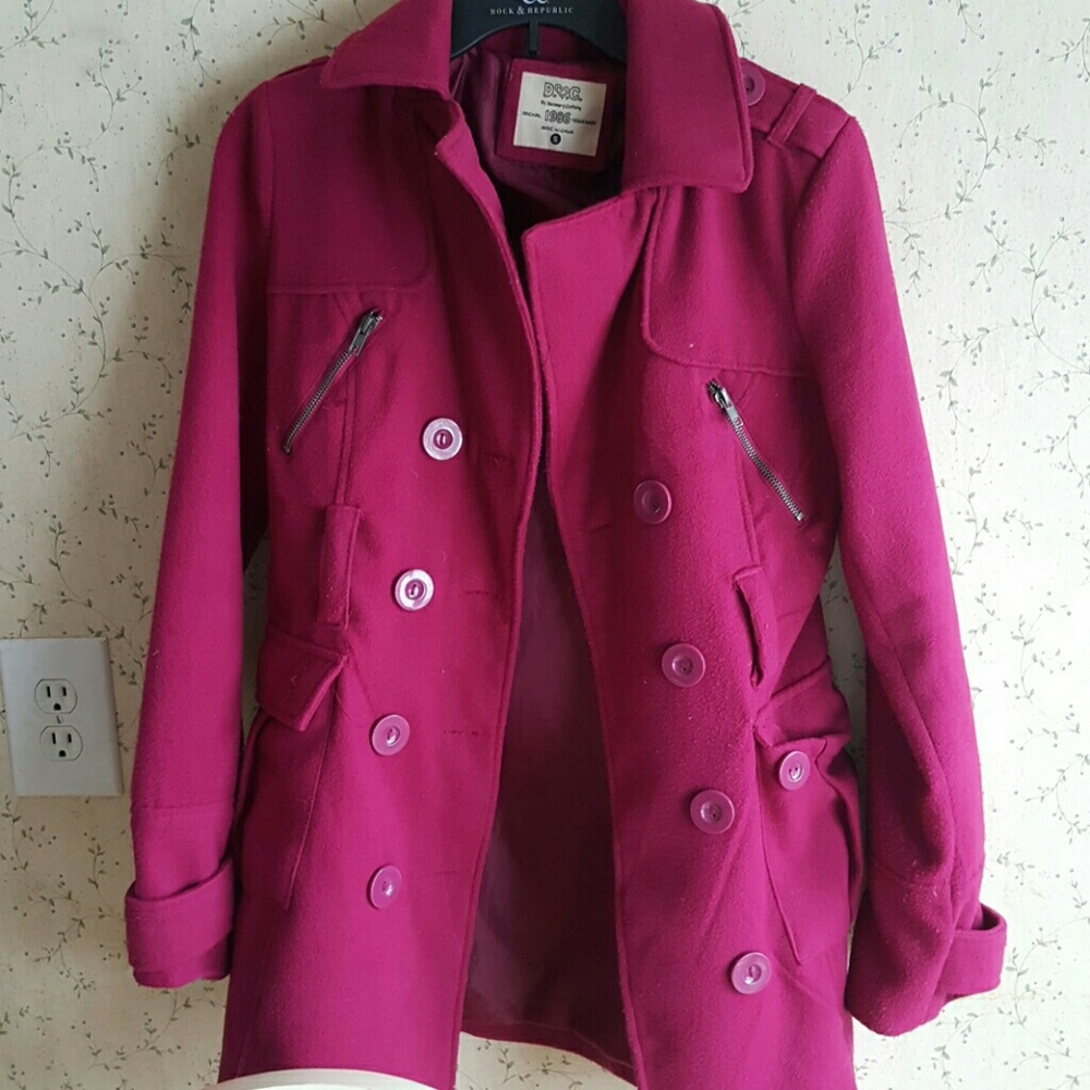 Burgundy jacket