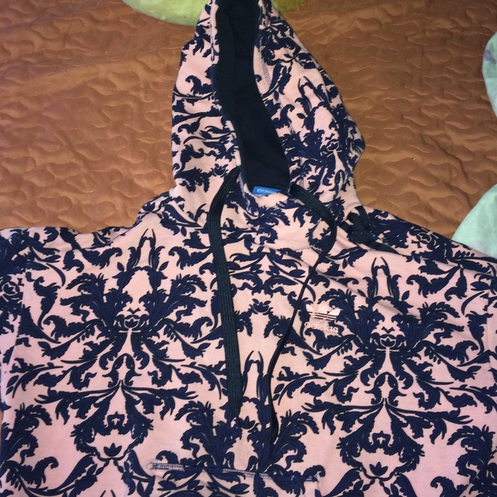 Pink adidas hoodie