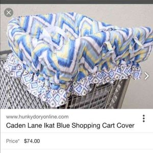 NWOT reversible shopping cart/ high chair cover
