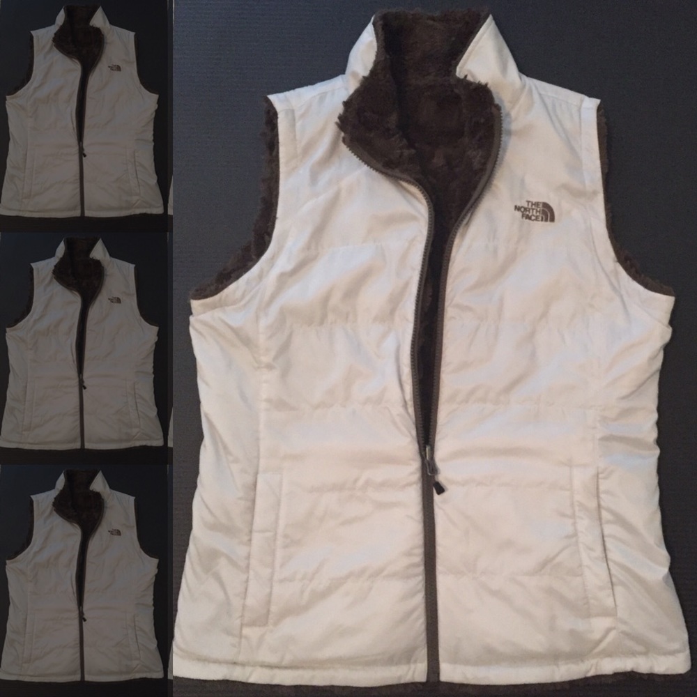 The North Face Mossbud Reversible Fleece Vest Sz M