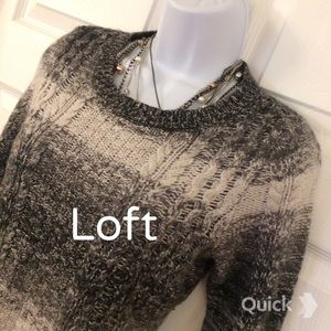 Loft 3/4 Sleeve Sweater