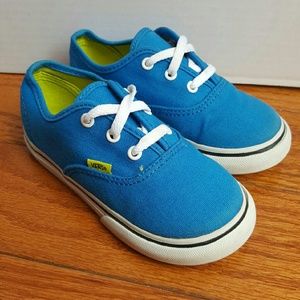 SOLD! Authentic Blue Canvas Vans