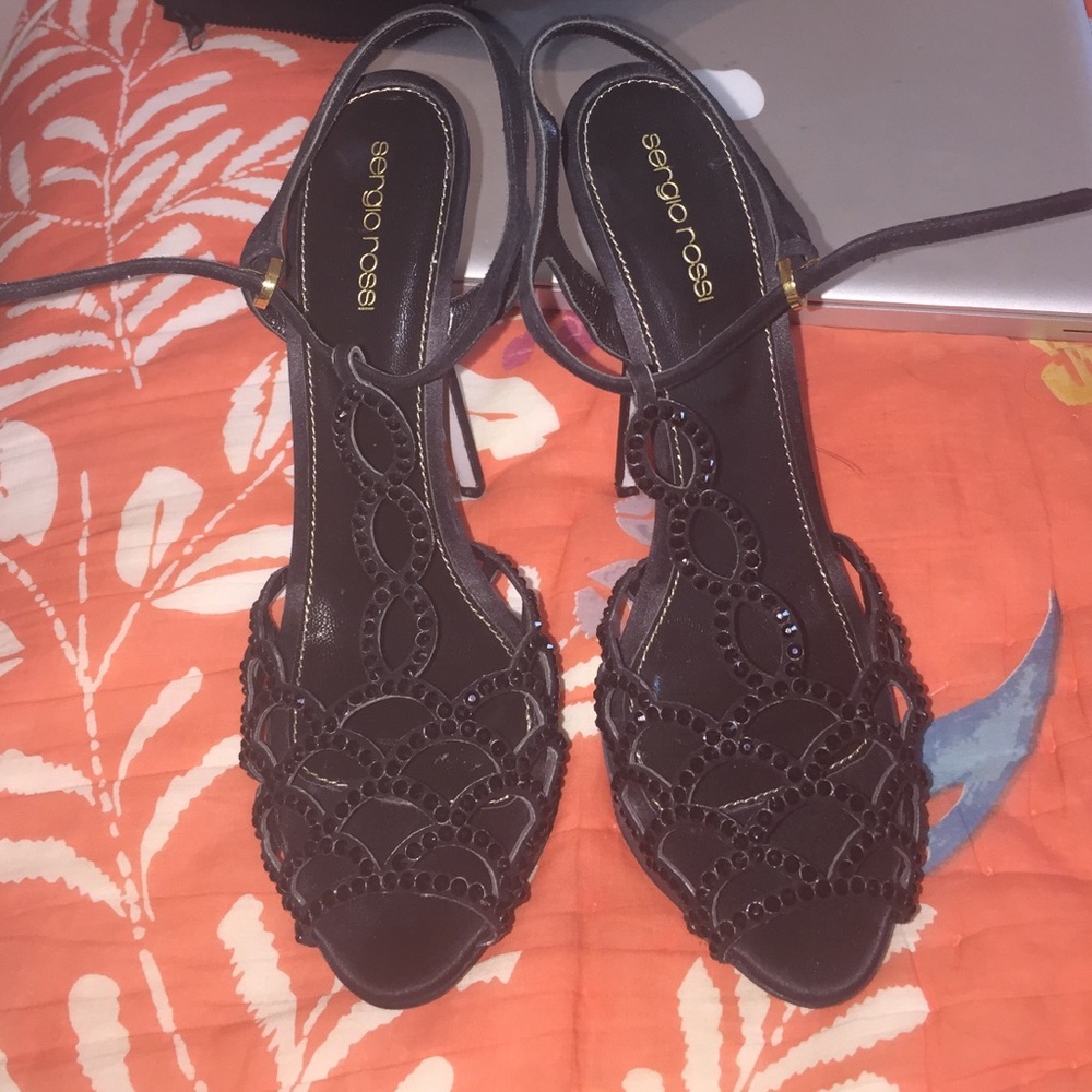 Sergio Rossi strass heels
