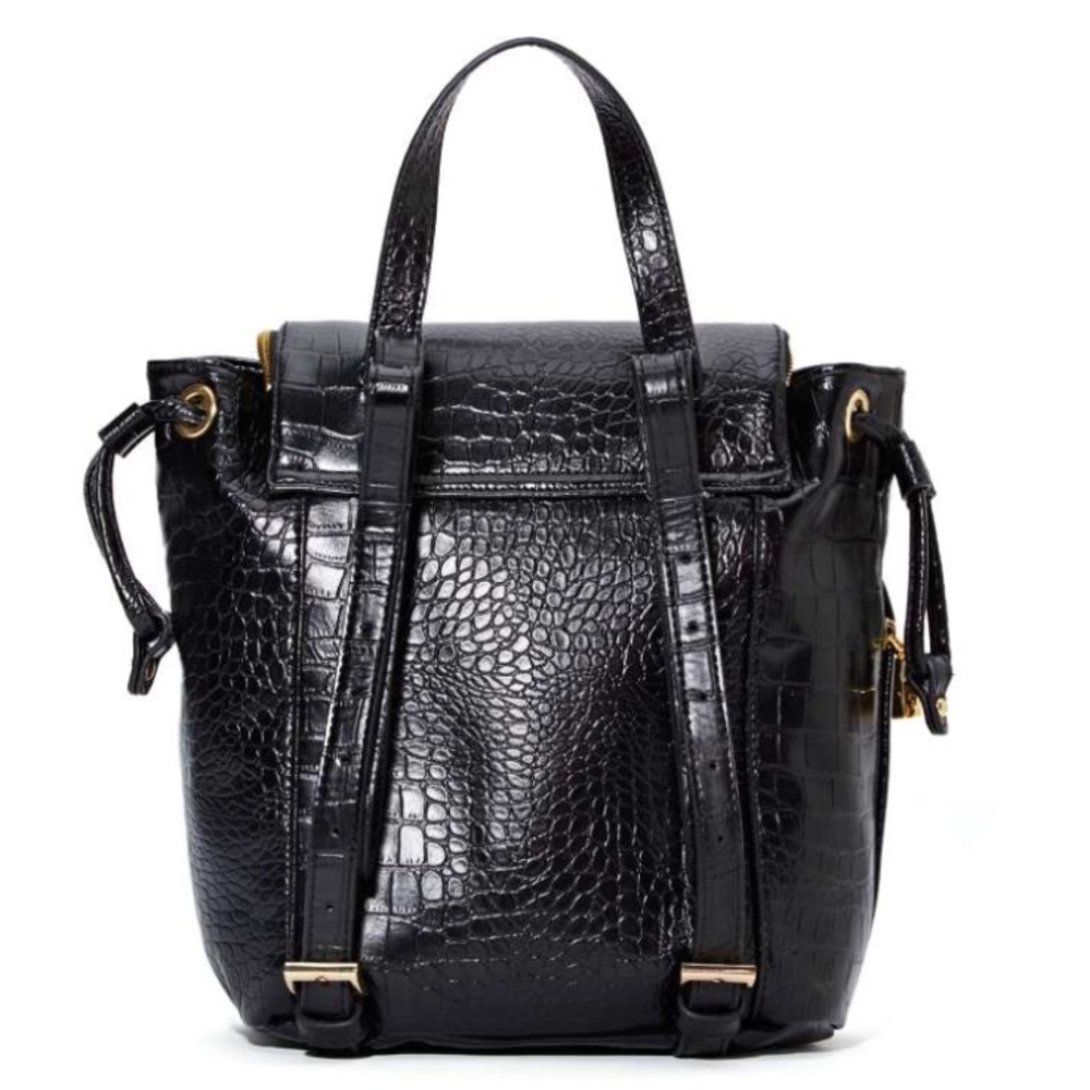 Snob Essentials Faux Leather Mini Backpack - Picture 3 of 5
