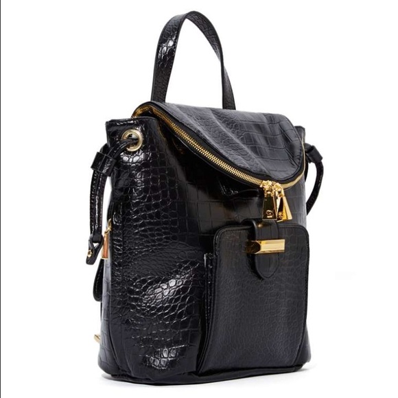 Snob Essentials Faux Leather Mini Backpack - Picture 2 of 5