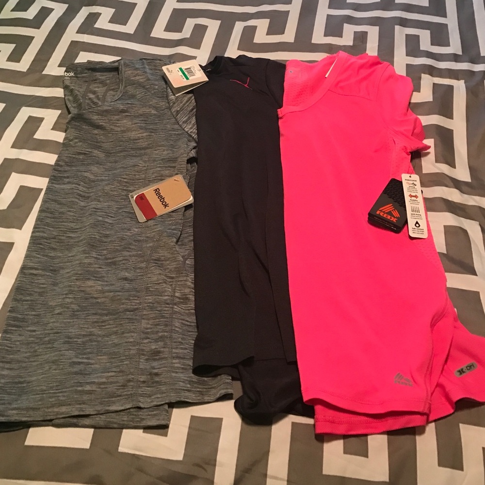 Bundle all three NWT Workout Tops